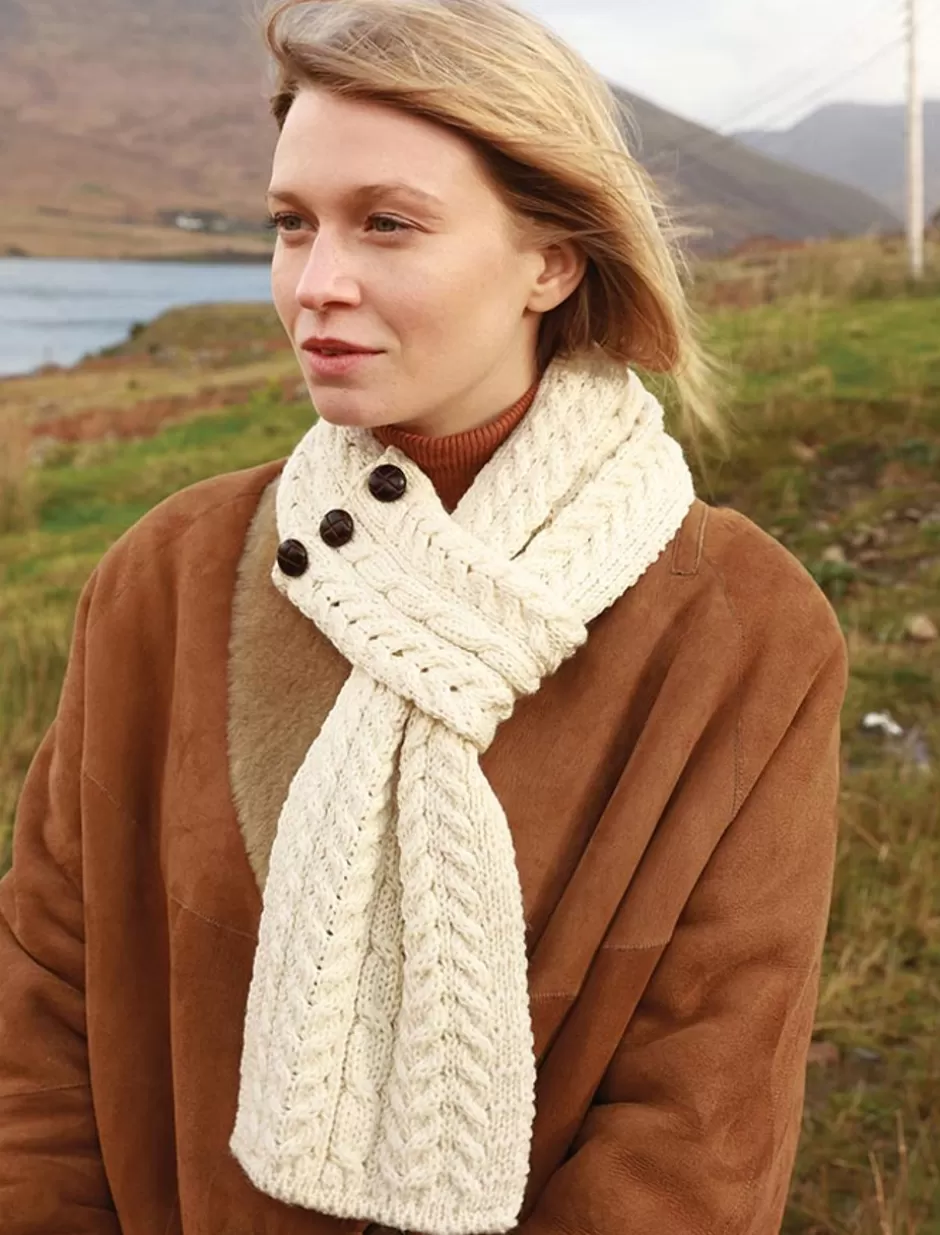 Knitted Wool Scarves<Glenaran Aran Loop Scarf