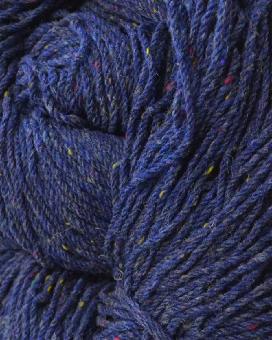 Aran Wool<Glenaran Aran Wool Knitting Hanks - Blue Fleck