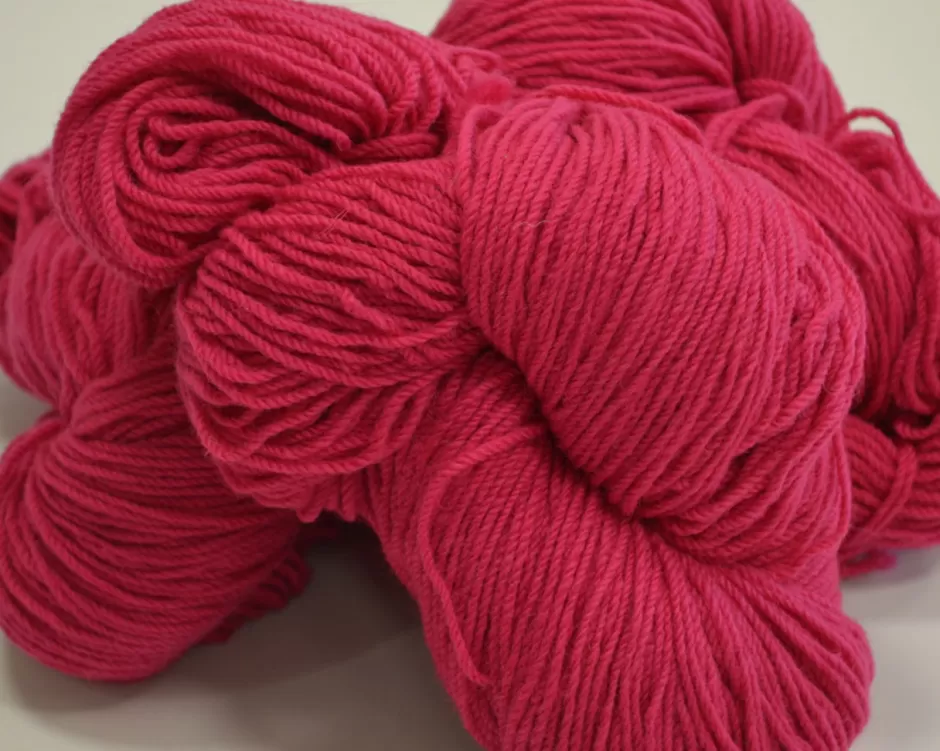 Aran Wool<Glenaran Aran Wool Knitting Hanks - Cerise