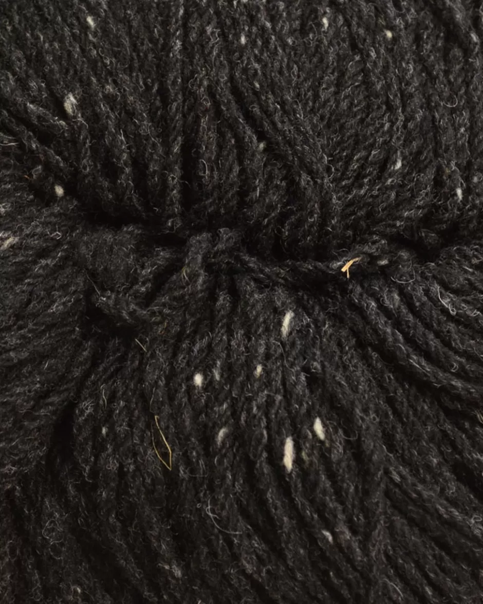 Aran Wool<Glenaran Aran Wool Knitting Hanks - Charcoal Fleck