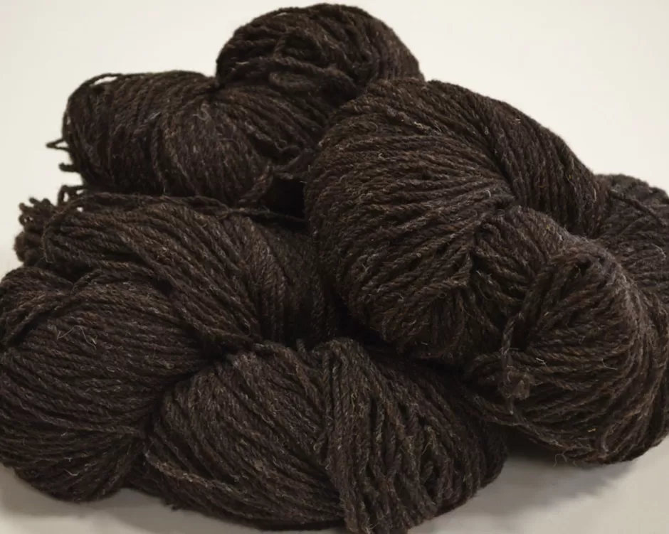 Aran Wool<Glenaran Aran Wool Knitting Hanks - Dark Jacob