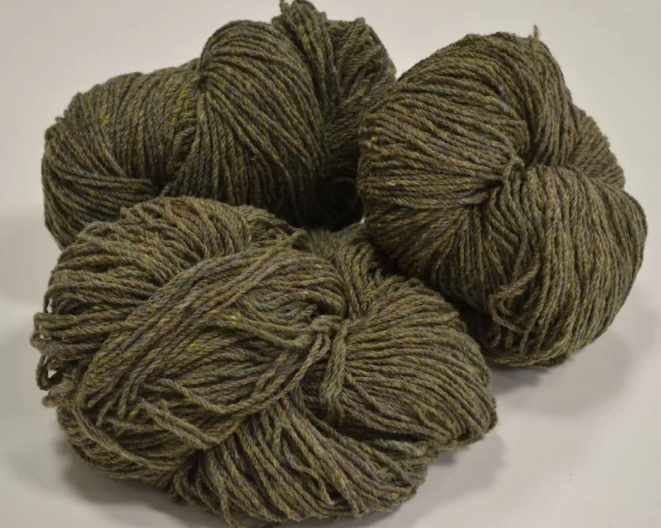 Aran Wool<Glenaran Aran Wool Knitting Hanks - Green Bushes