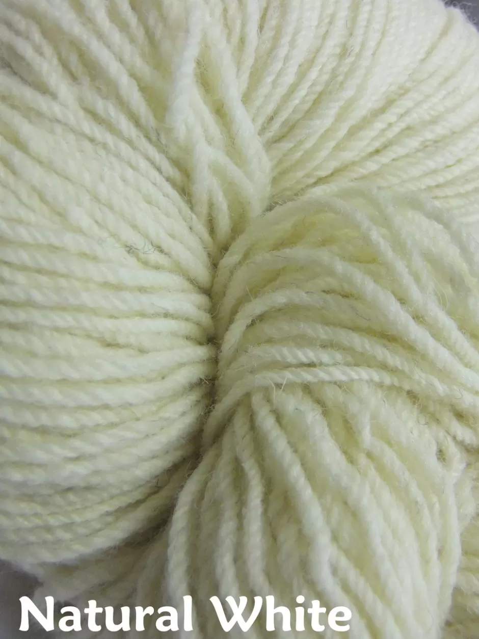 Aran Wool<Glenaran Aran Wool Knitting Hanks - Natural White