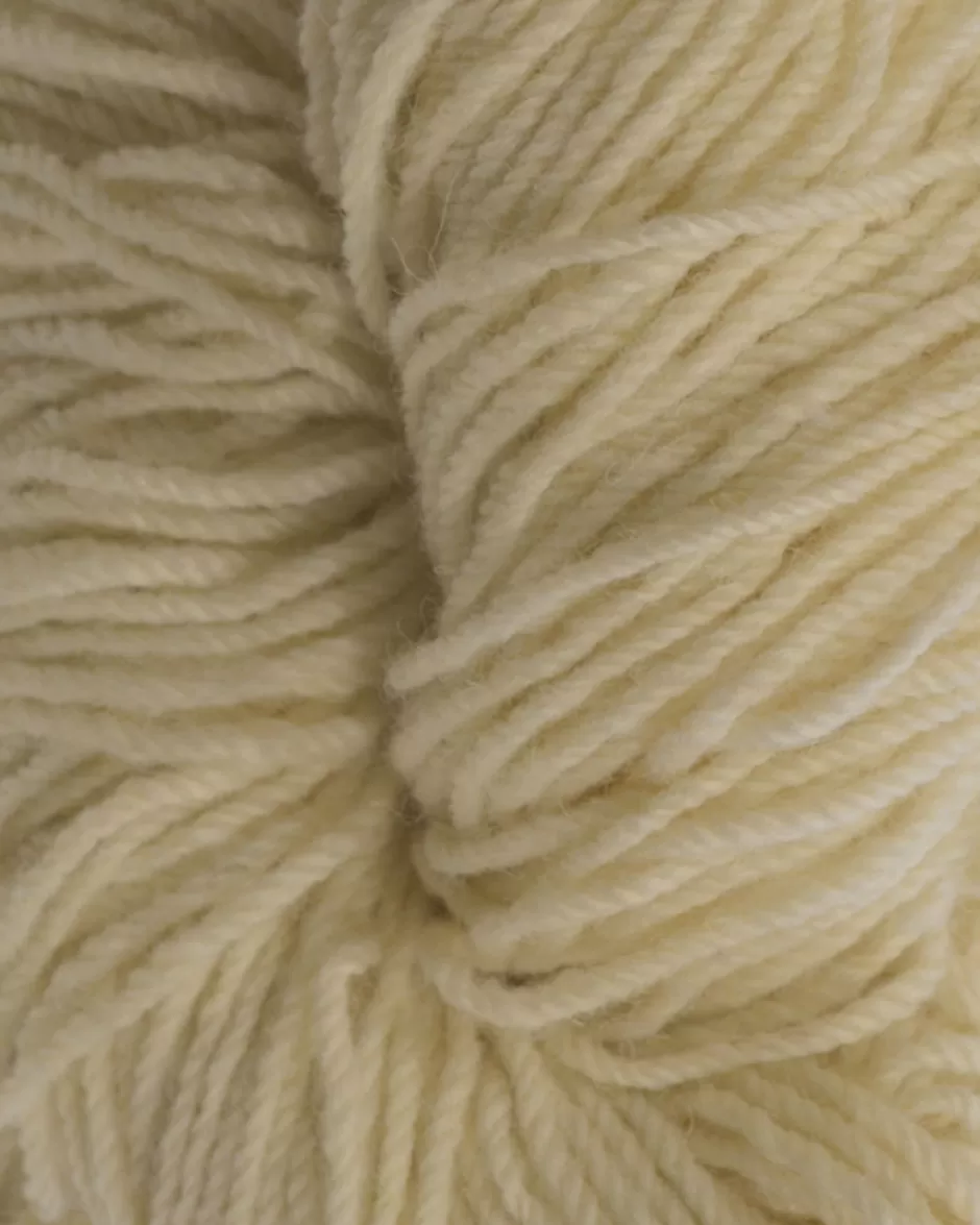 Aran Wool<Glenaran Aran Wool Knitting Hanks - Organic White