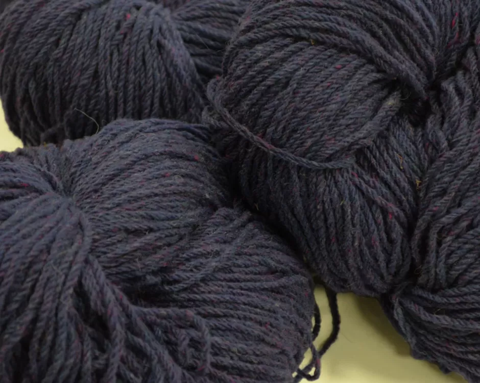 Aran Wool<Glenaran Aran Wool Knitting Hanks - Purple Fleck