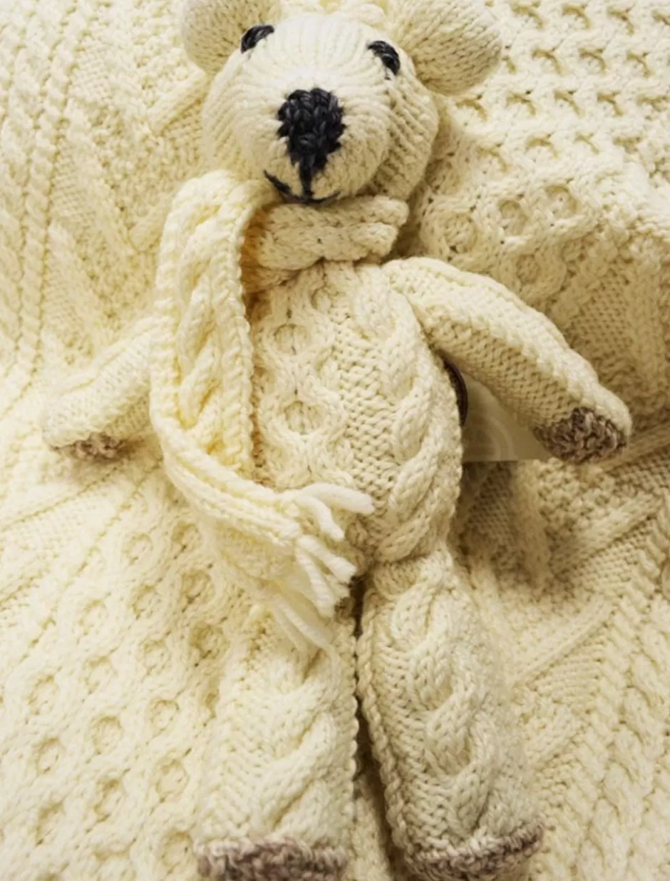 Aran Toys<Glenaran Aran Wool Teddy Bear with Scarf