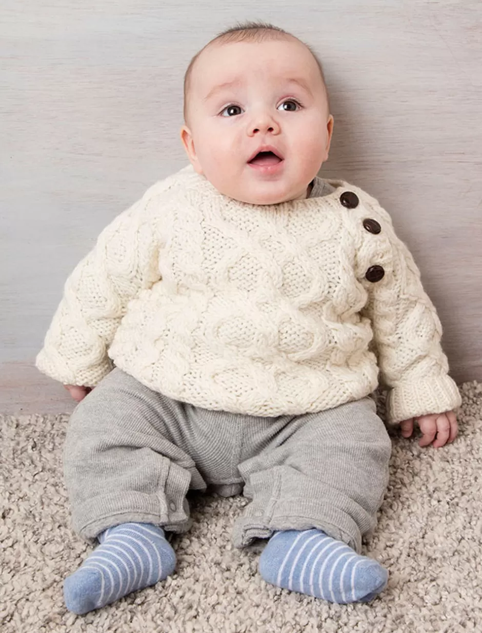 Baby & Toddler<Glenaran Baby/Toddler Side-Fastening Sweater