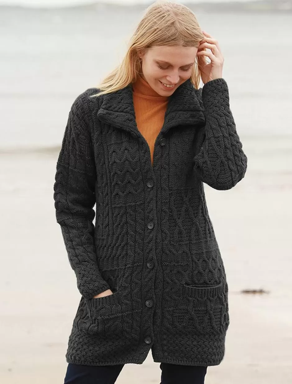 Cardigans, Jackets & Coatigans<Glenaran Button-Down Patchwork Cardigan