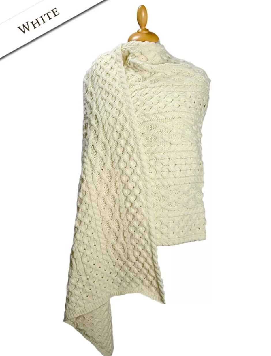 Ponchos, Capes & Shawls<Glenaran Cable Aran Wrap