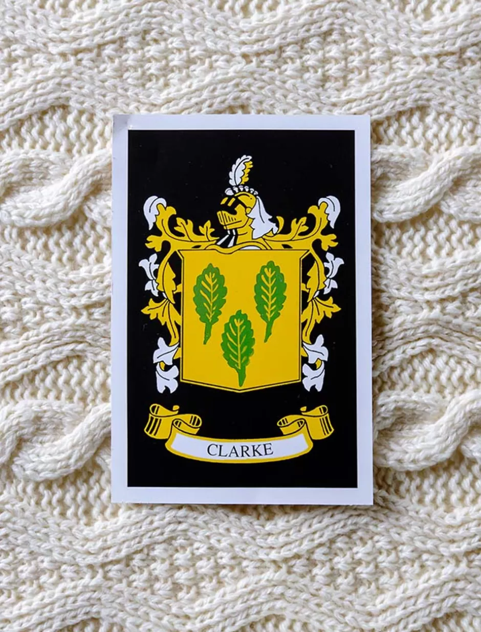 Clan Throws<Glenaran Clarke Clan Aran Throw