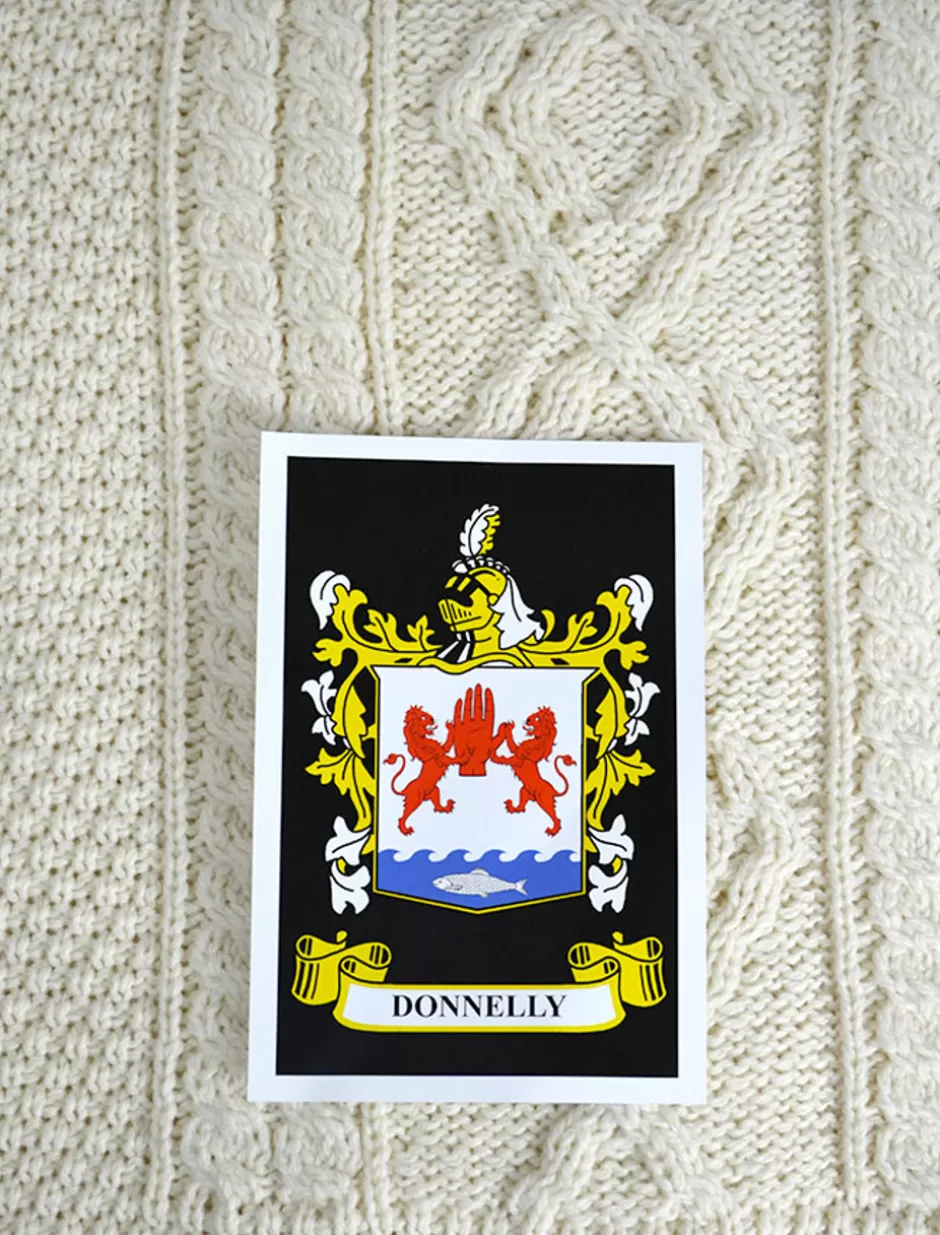 Clan Throws<Glenaran Donnelly Clan Aran Throw