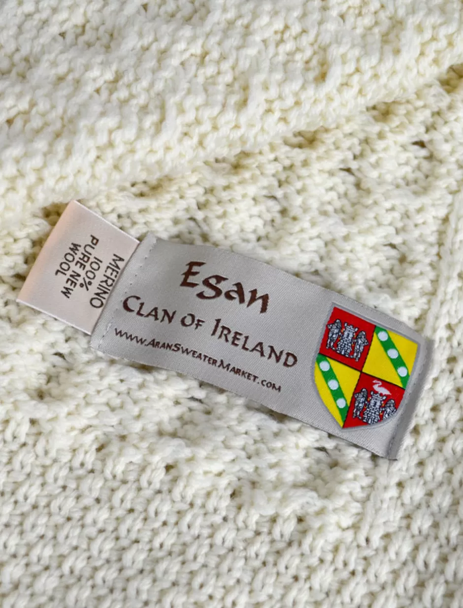 Clan Throws<Glenaran Egan Clan Aran Throw