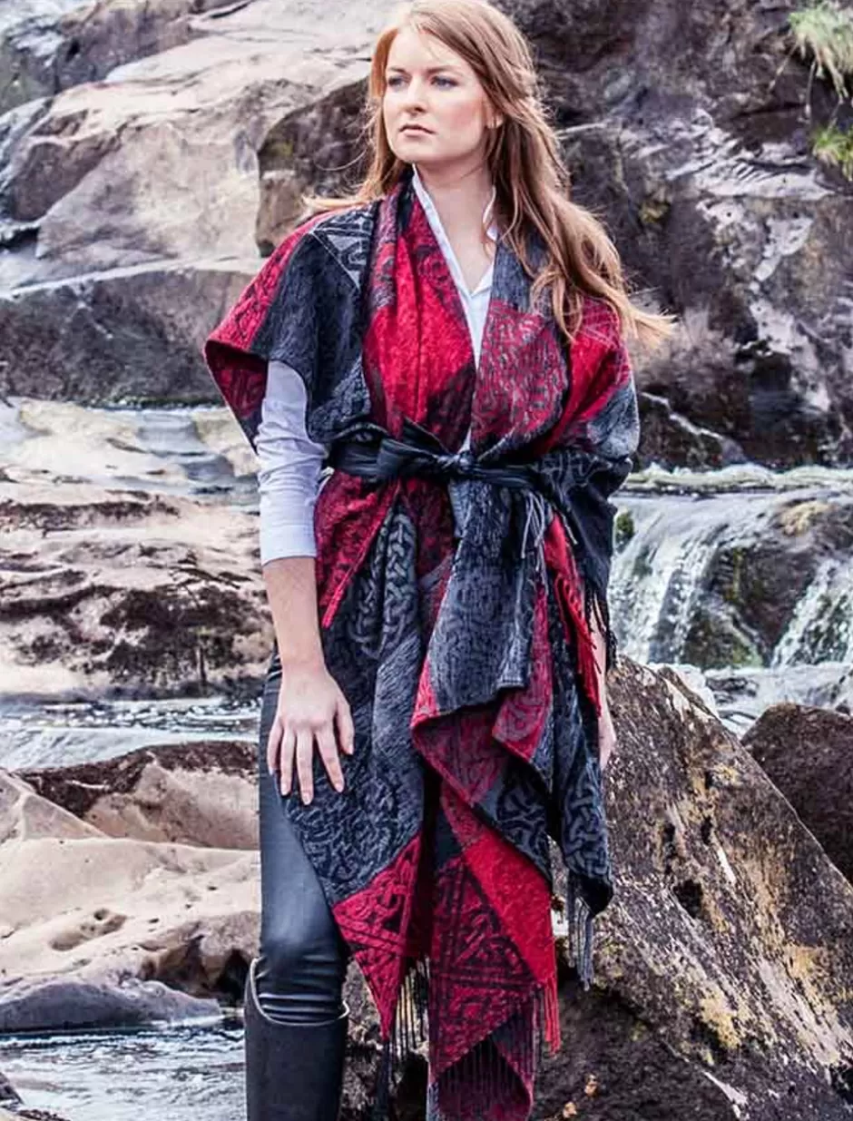 Ponchos, Capes & Shawls<Glenaran Celtic Knot Ruana Wrap