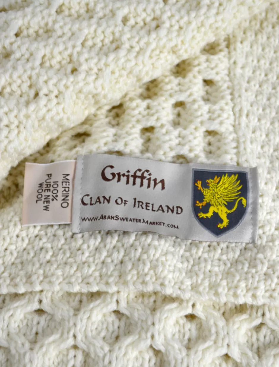 Clan Throws<Glenaran Griffin Clan Aran Throw