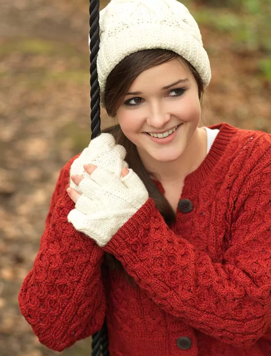 Irish Wool Hats | Caps & Hats<Glenaran Handknit Aran Ski Hat