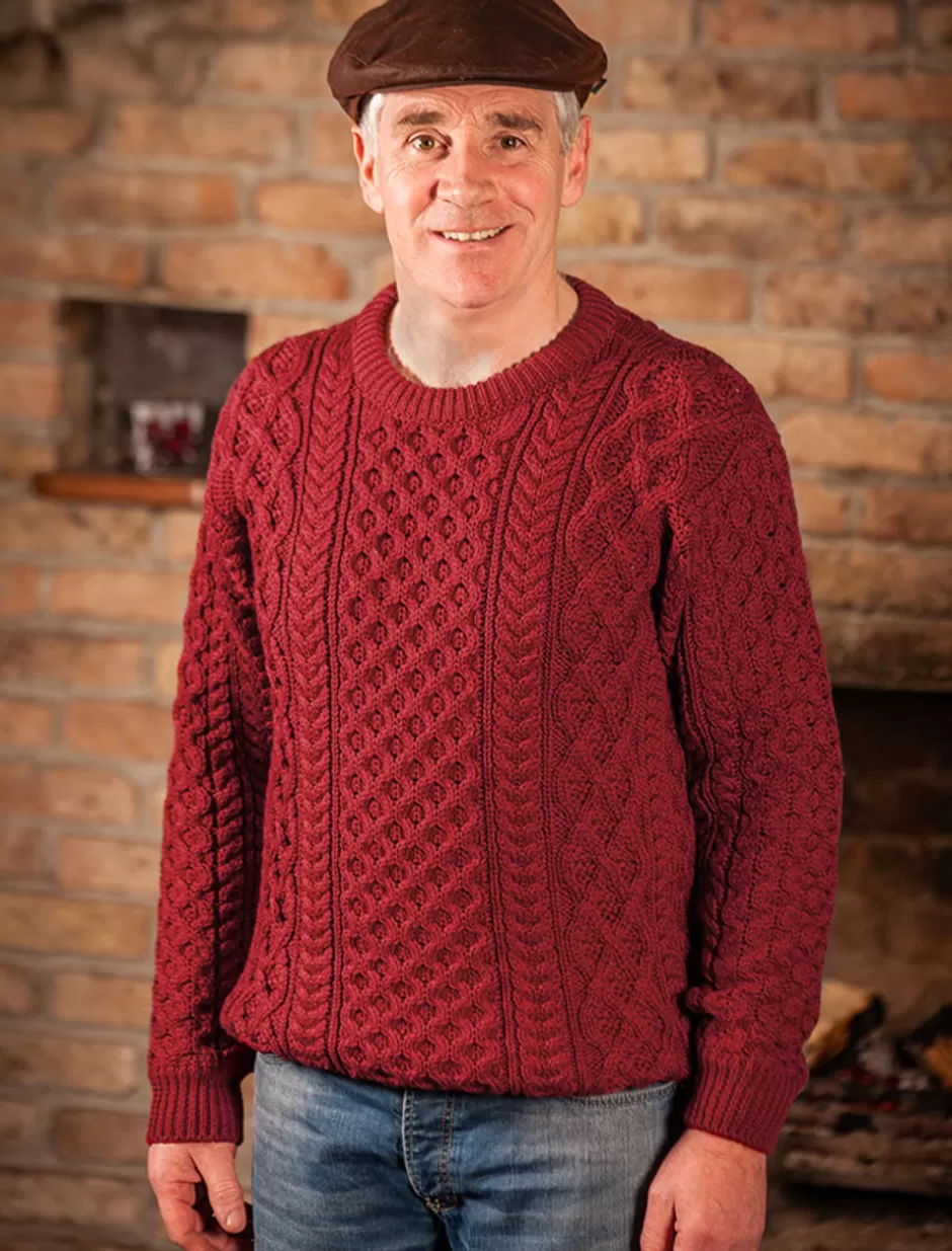 Sweaters<Glenaran Heavyweight Merino Wool Aran Sweater