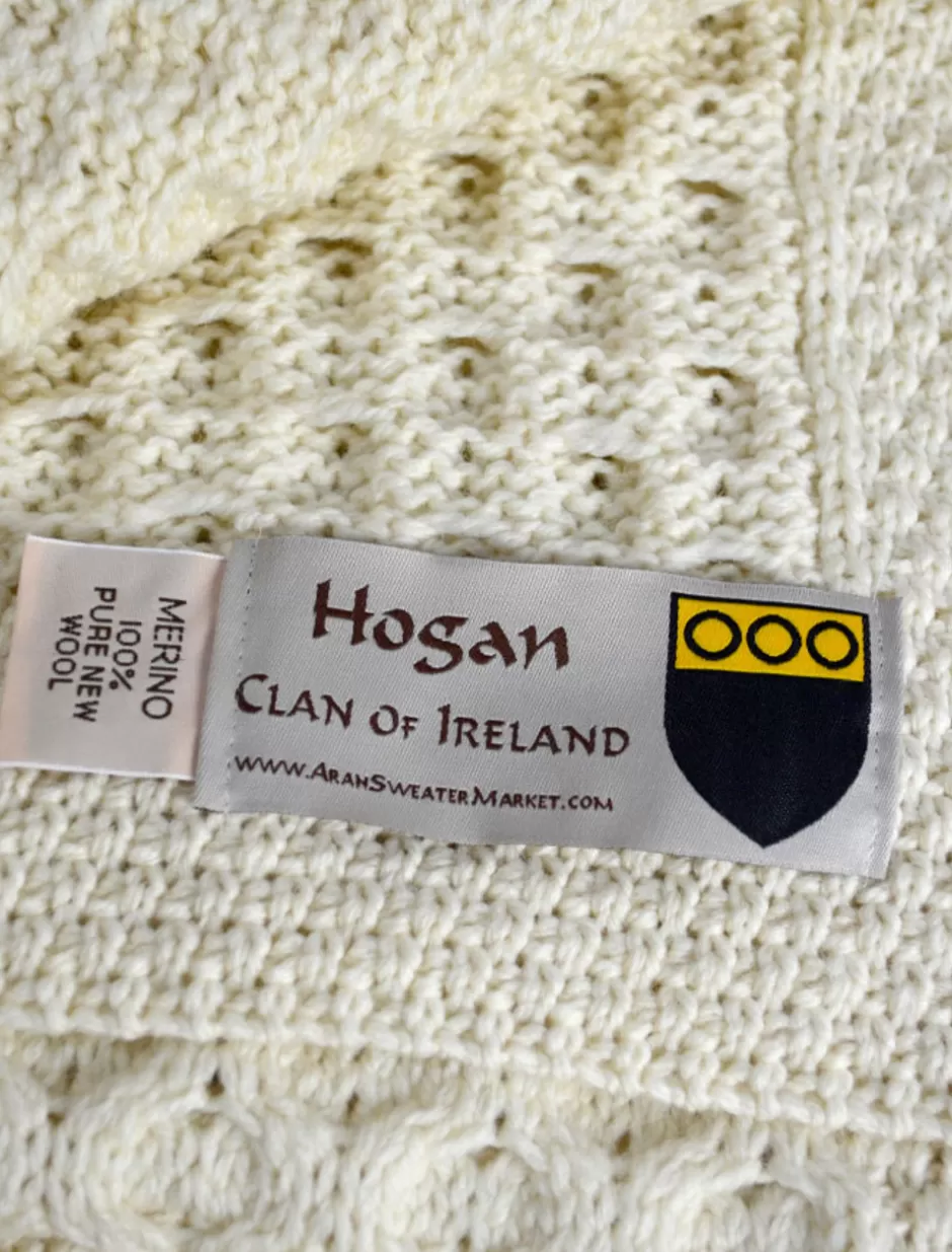 Clan Throws<Glenaran Hogan Clan Aran Throw