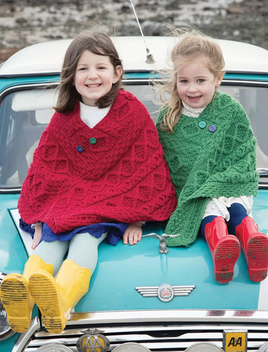 Sweaters, Cardigans & Jackets<Glenaran Kids Aran Poncho