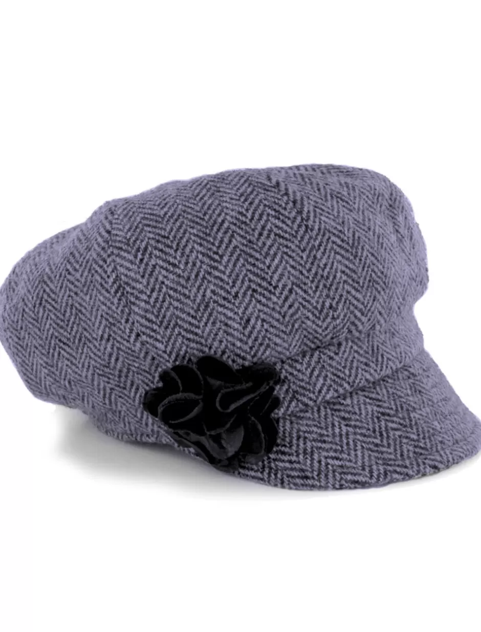 Caps & Hats<Glenaran Ladies Tweed Newsboy Hat - Lilac