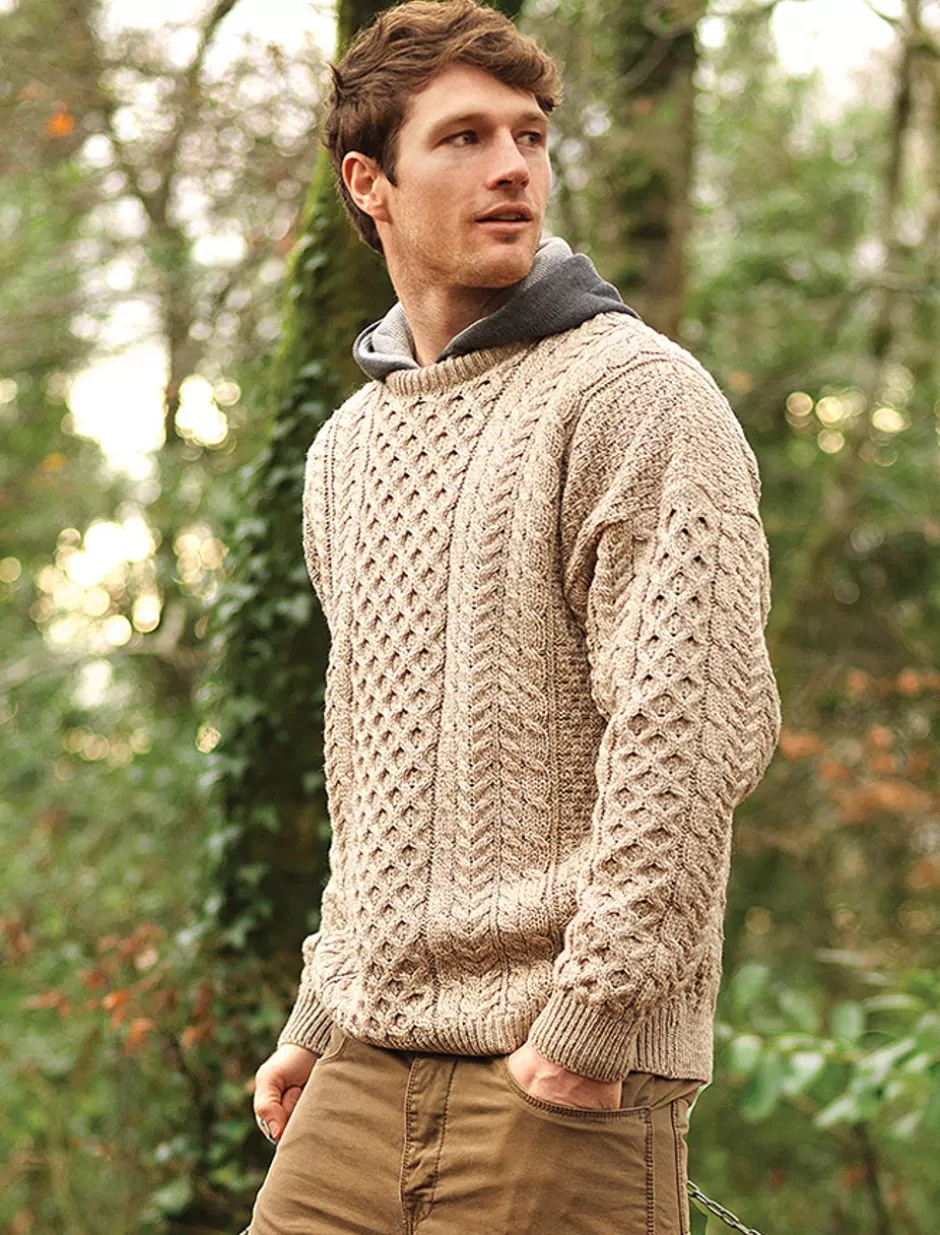 Sweaters<Glenaran Men's Merino Aran Sweater