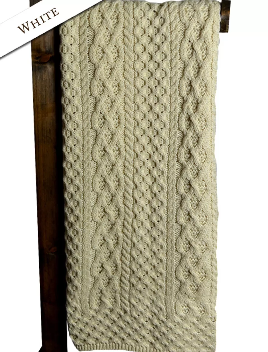 Knitted Wool Throws<Glenaran Merino Aran Throw