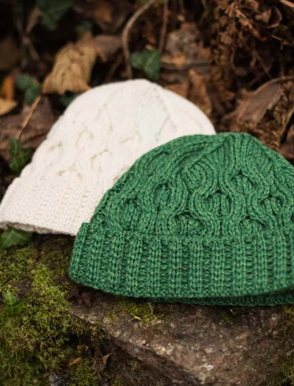 Irish Wool Hats | Caps & Hats<Glenaran Merino Wool Cable Knit Hat