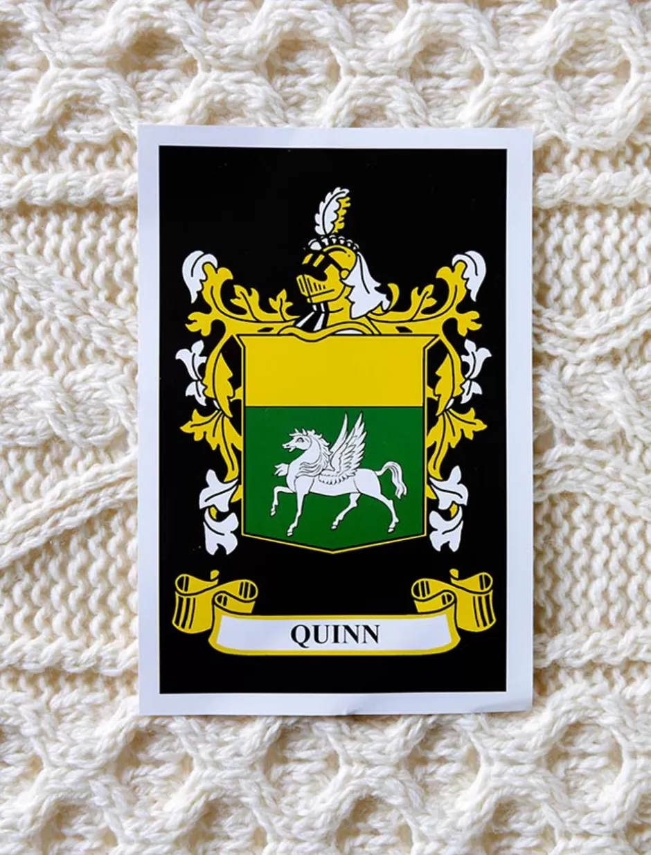 Clan Throws<Glenaran Quinn Clan Aran Throw