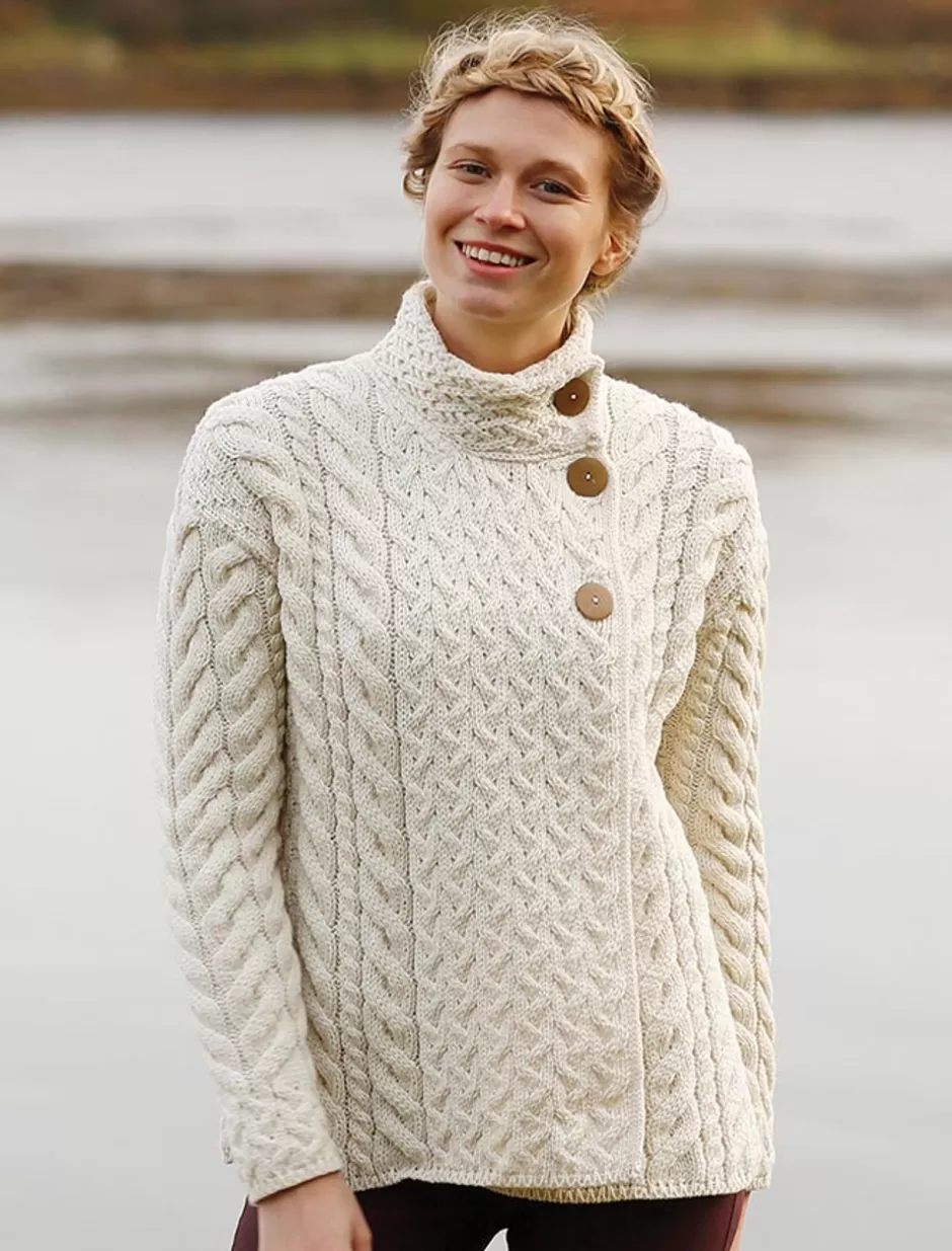 Cardigans, Jackets & Coatigans<Glenaran Super Soft Trellis and Cable Cardigan