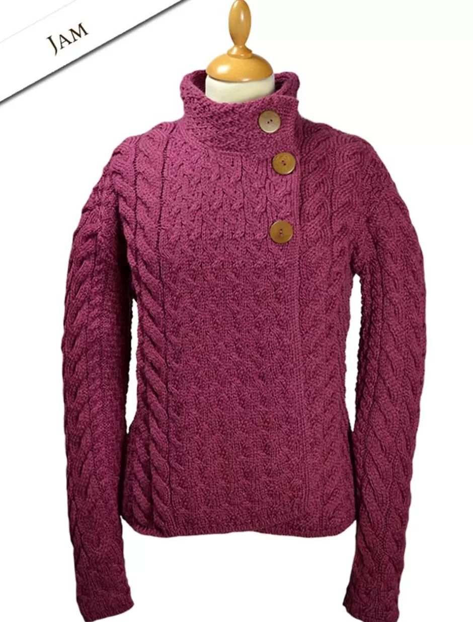 Cardigans, Jackets & Coatigans<Glenaran Super Soft Trellis and Cable Cardigan