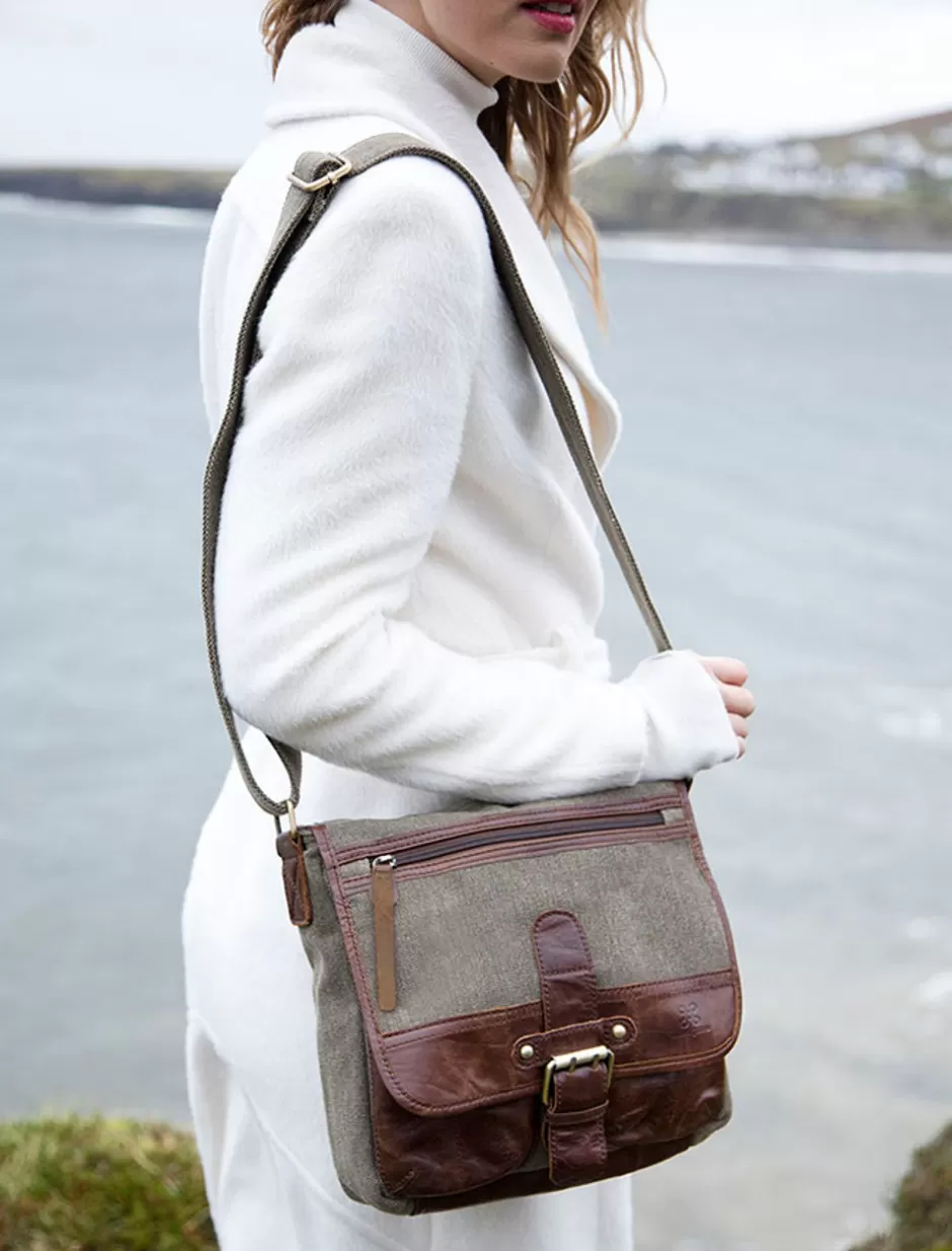 Bags And Satchels | Bags And Satchels<Glenaran Traditional Tweed & Leather Single Buckle Bag