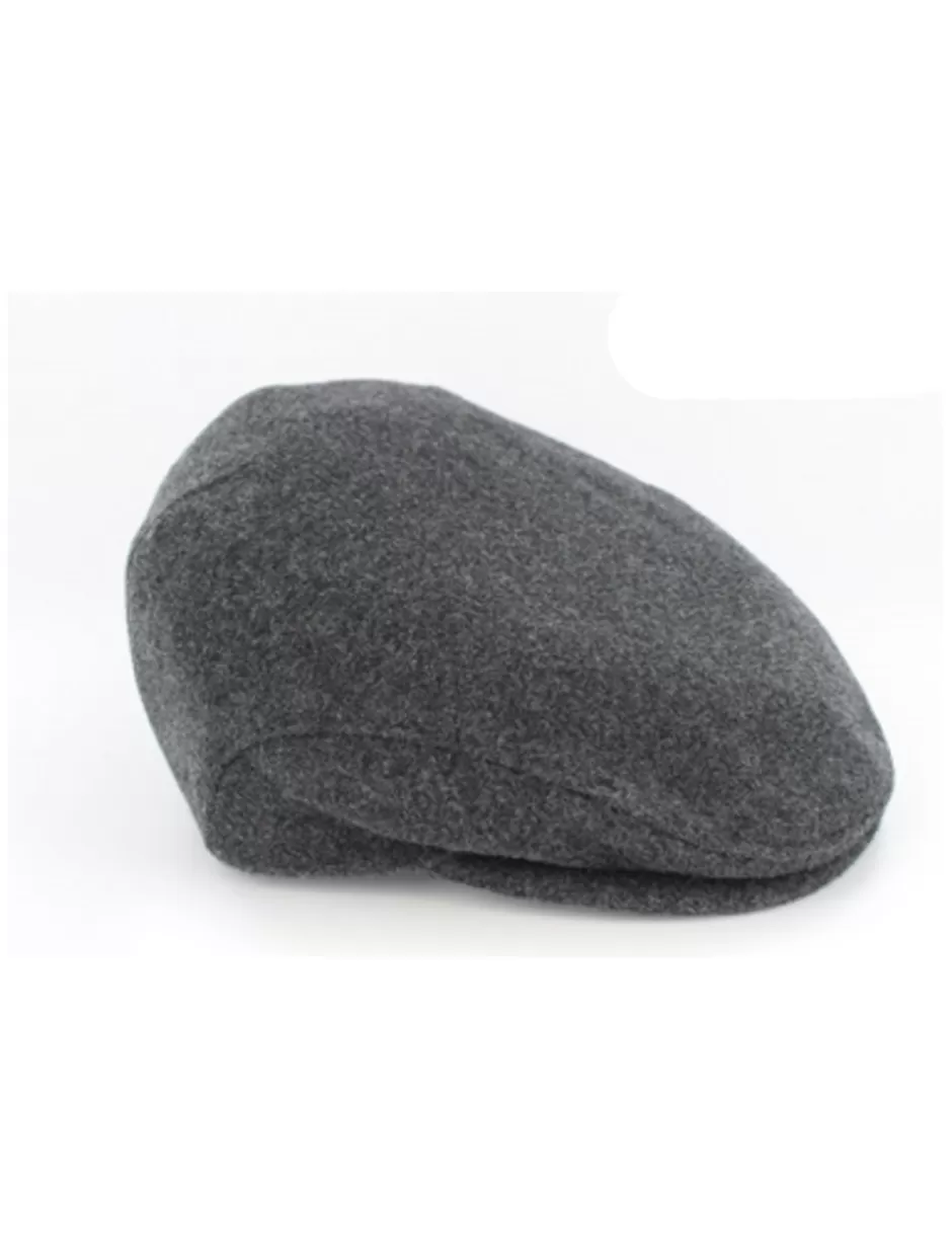 Irish Flat Caps<Glenaran Trinity Flat Cap - Charcoal Grey