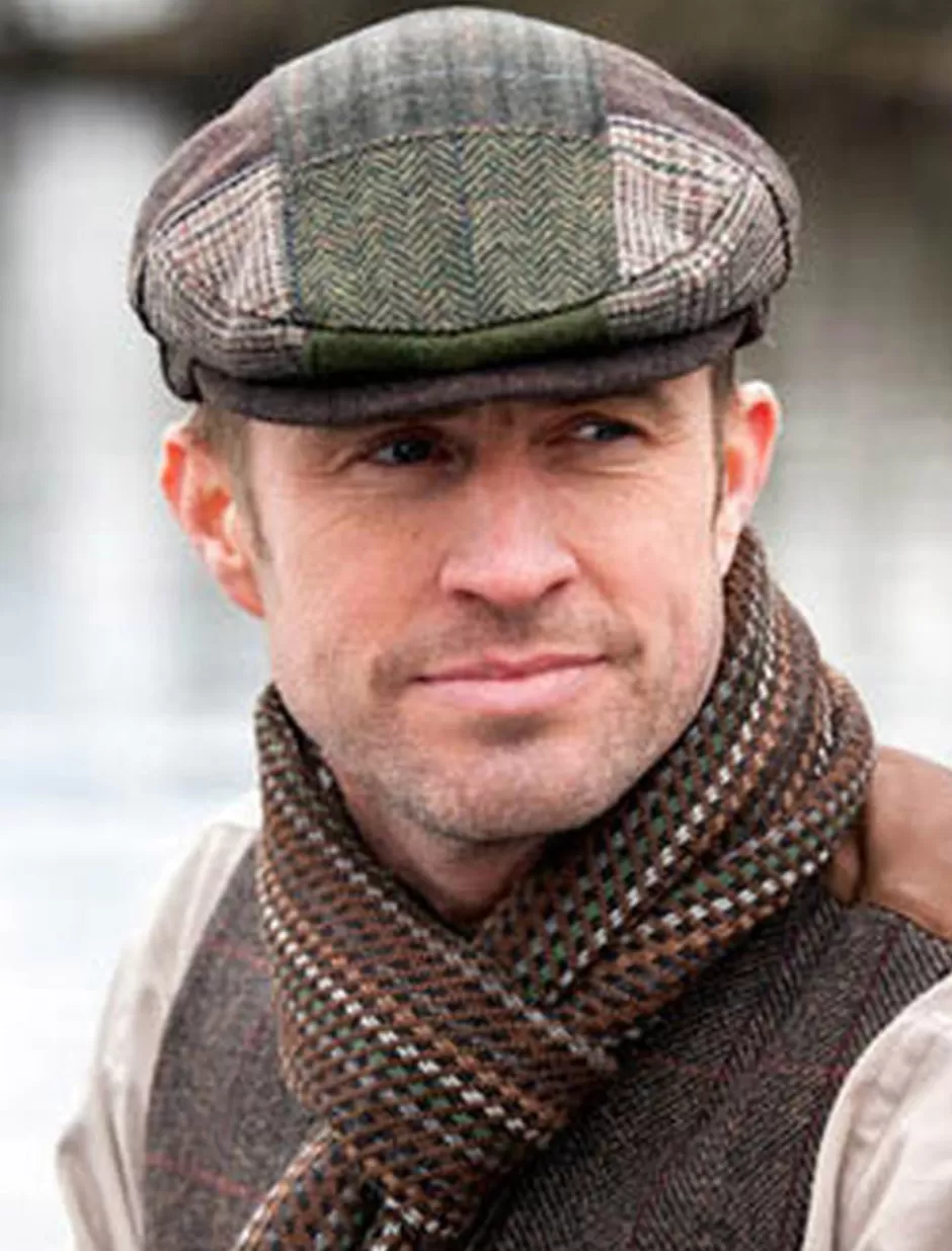 Irish Flat Caps<Glenaran Trinity Flat Cap - Patchwork B