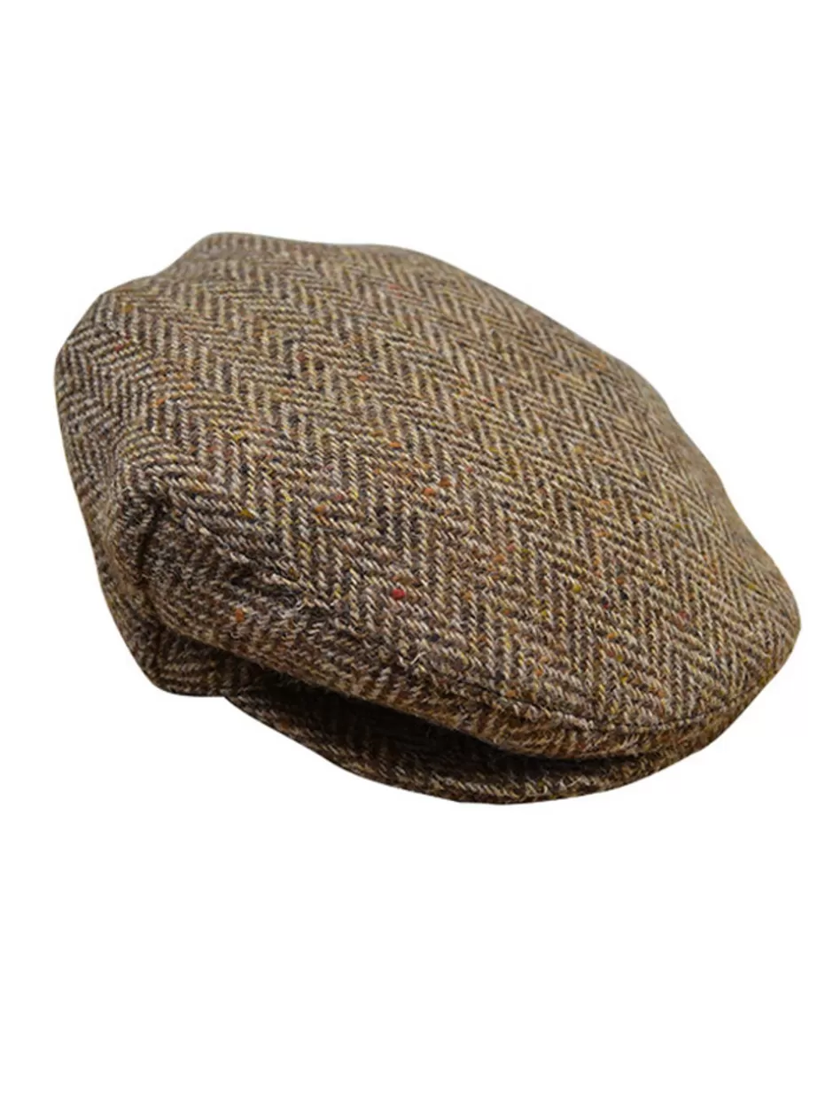 Irish Flat Caps<Glenaran Tweed Flat Cap - Brown