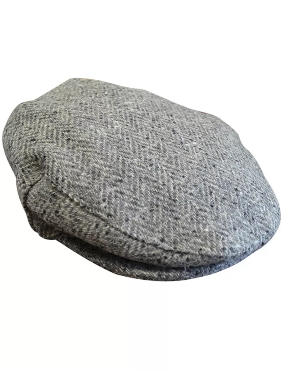 Irish Flat Caps<Glenaran Tweed Flat Cap - Grey