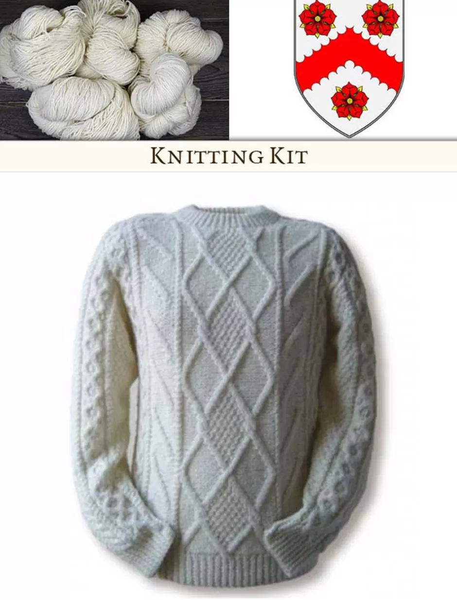 Clan Knitting Patterns And Kits<Glenaran White Knitting Kit