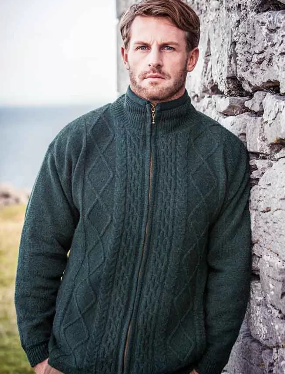 Cardigans, Jackets & Coats<Glenaran Windproof Aran Style Jacket