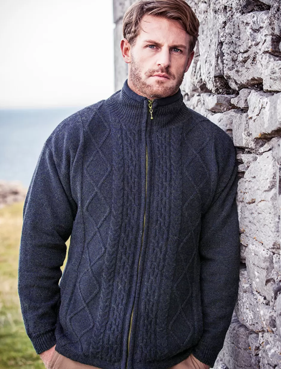 Cardigans, Jackets & Coats<Glenaran Windproof Aran Style Jacket