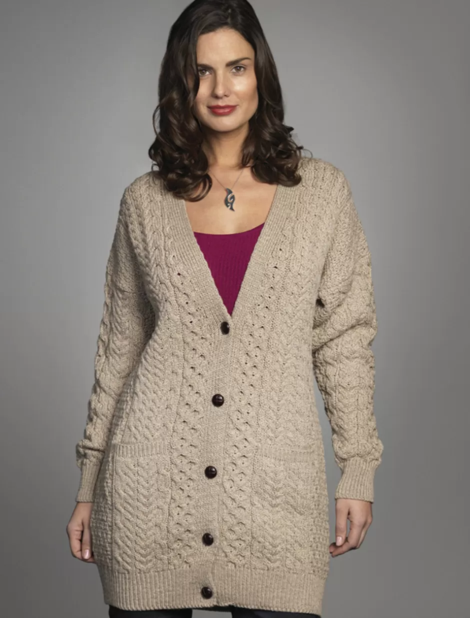 Cardigans, Jackets & Coatigans<Glenaran Women's Boyfriend Merino Wool Cardigan