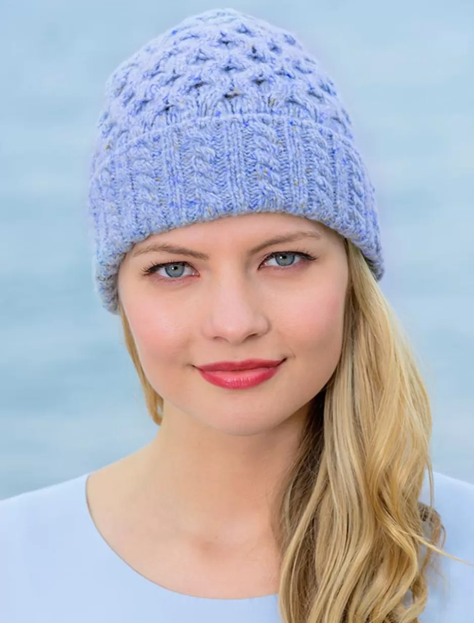 Caps & Hats<Glenaran Women's Wool Cashmere Aran Honeycomb Hat