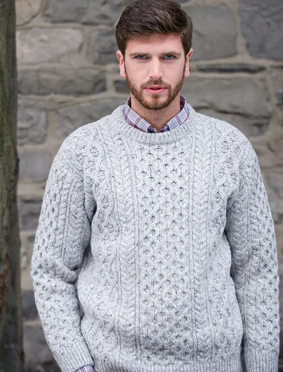 Sweaters<Glenaran Wool Cashmere Aran Sweater